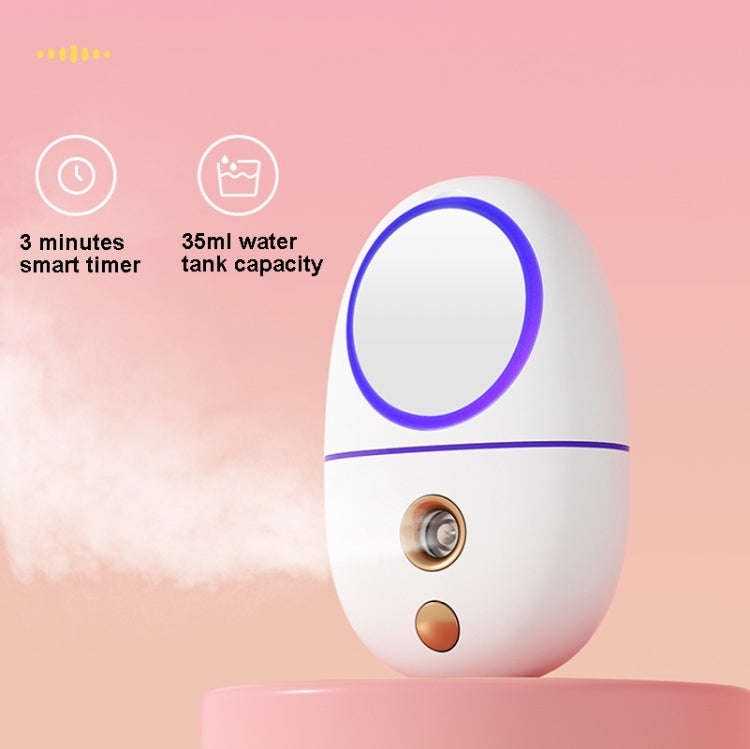 Q801A  Makeup Mirror Spray Moisturizing Device(White)