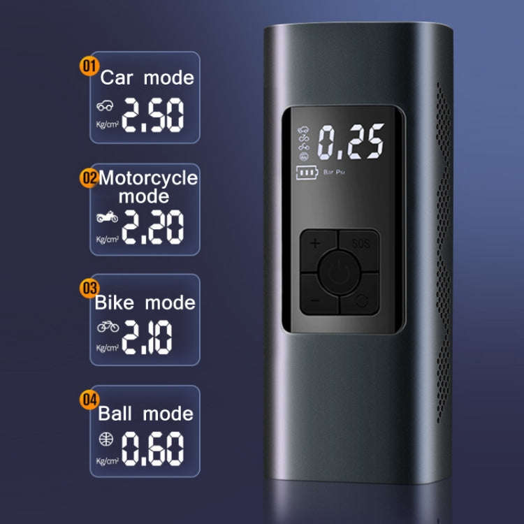 F7102 Smart Car Tire Electric Air Pump, Specification: Wired Version
