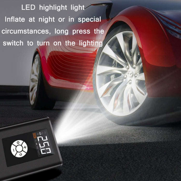 JM-8804 Car High-Pressure High-Power Tire Air Pump(Wireless Version)