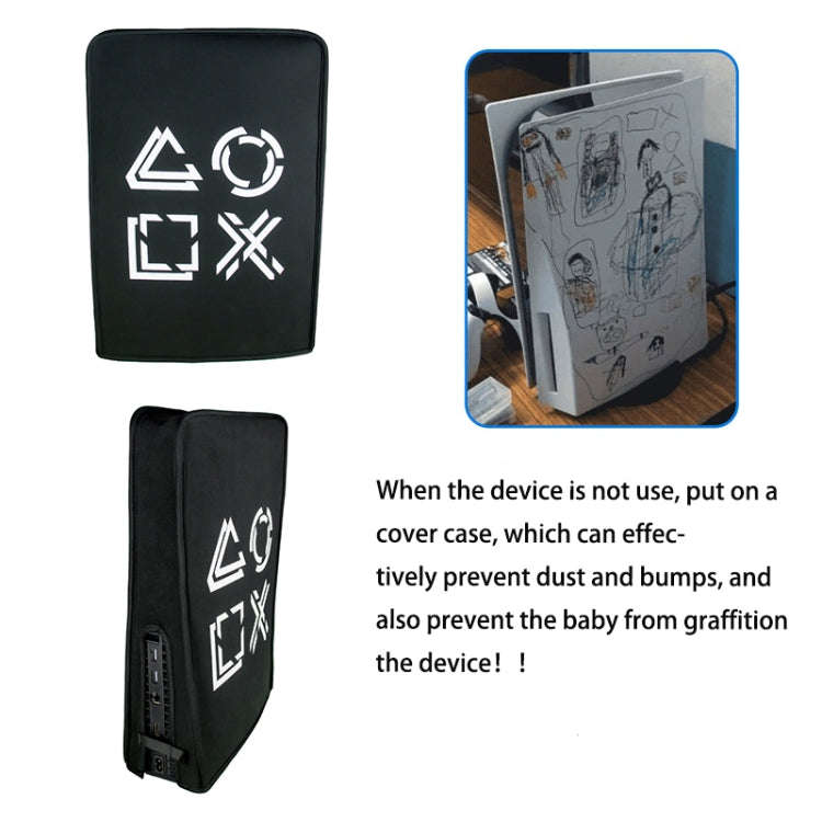 Host Dust Cover Protective Sleeve For PS5(Black)