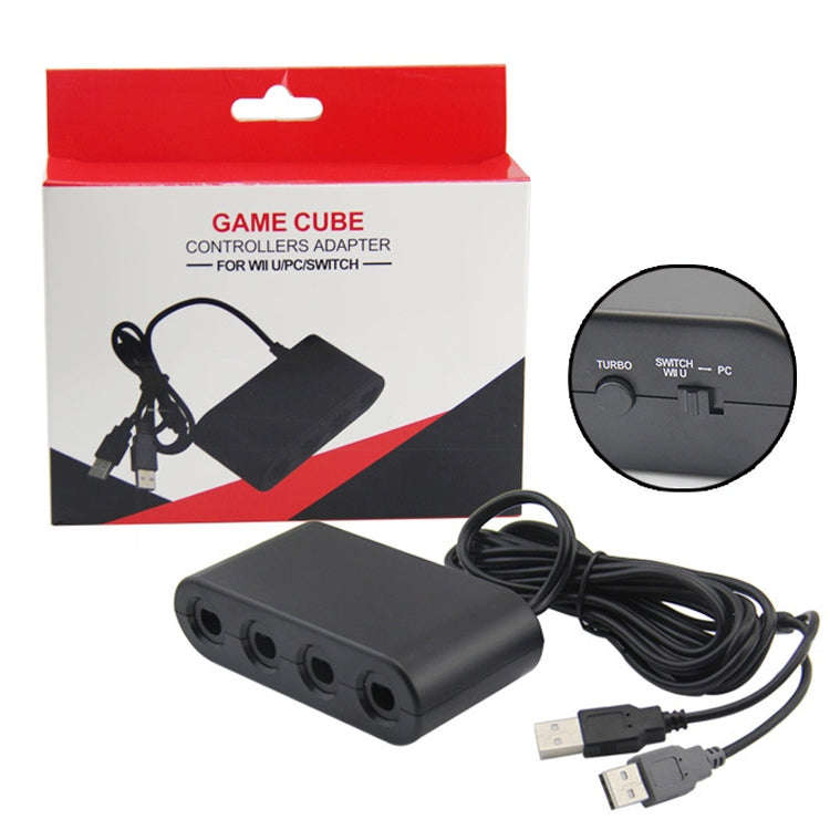 GC Handle To Wii U/PC/Switch Converter Adapter(Black)