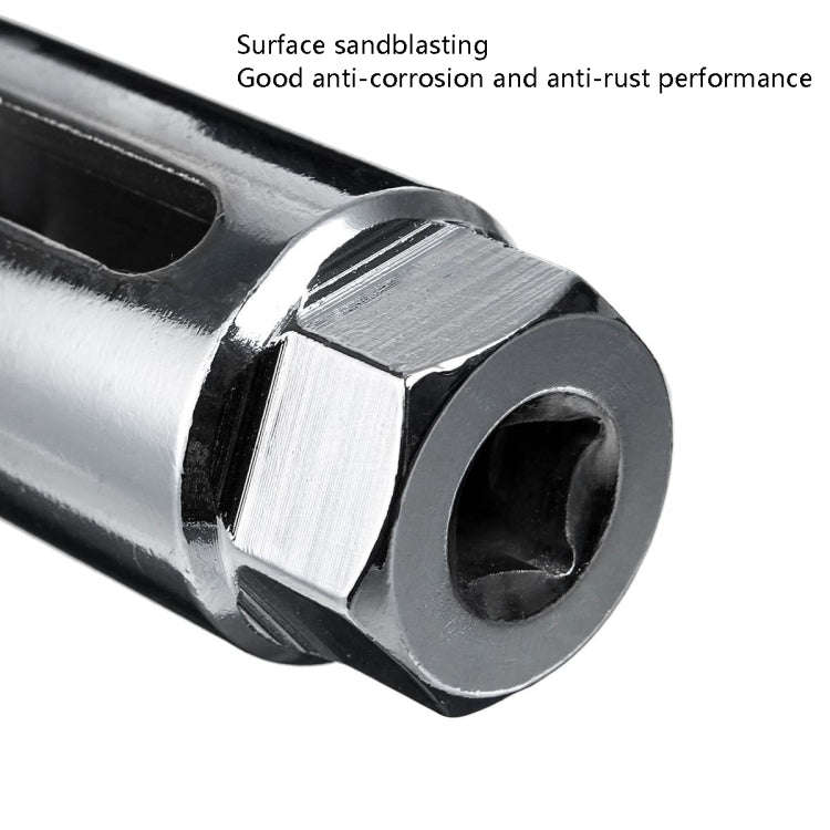 3 In 1 Manganese Steel Chrome-Plated Small Mouth Oxygen-Containing Sensor Disassemble Sleeve