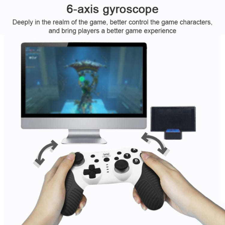 SW510 Wireless Bluetooth Controller With Vibration For Switch Pro(Red Blue)