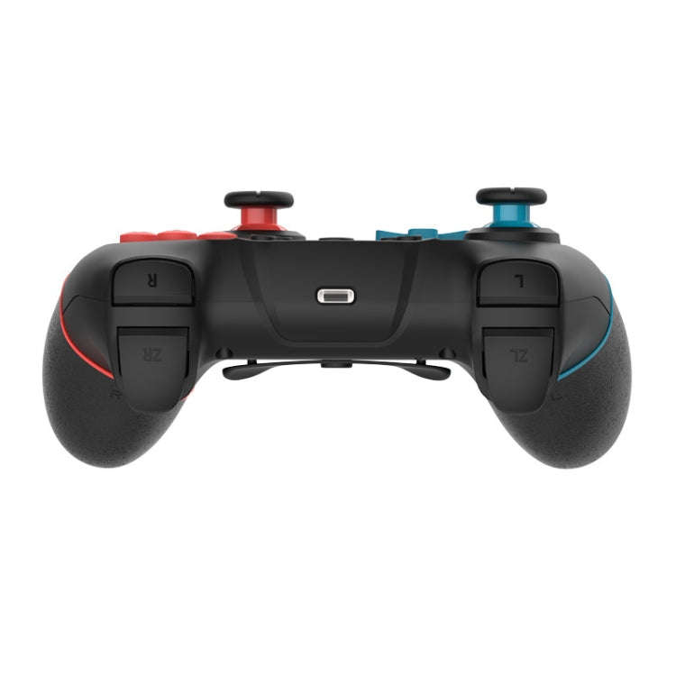 Wireless Bluetooth Gamepad With Macro Programming For Switch Pro, Product color: Left Blue Right Red