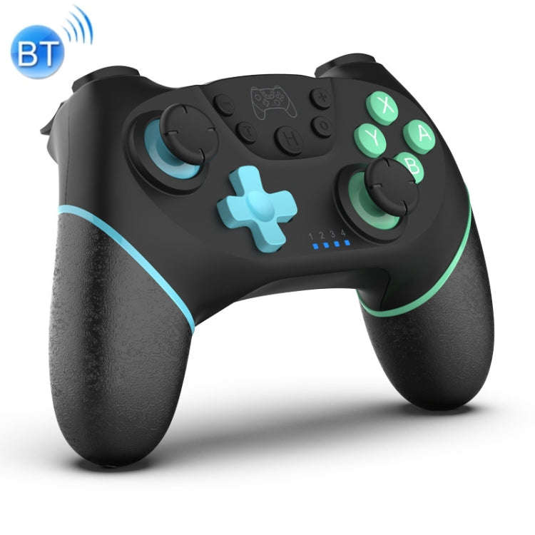 Wireless Bluetooth Gamepad With Macro Programming For Switch Pro, Product color: Left Blue Right ...