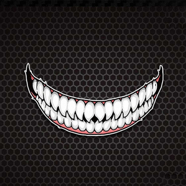 J06 Motorcycle Helmet Sticker Small Teeth