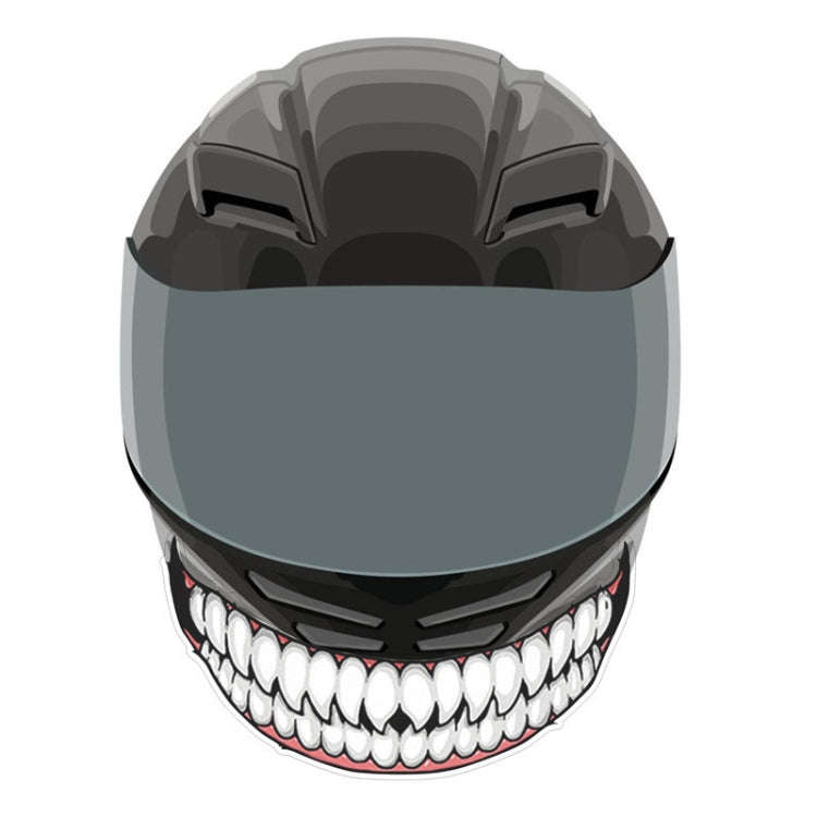 J06 Motorcycle Helmet Sticker Small Teeth