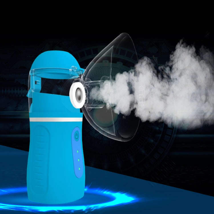 N5S Portable Handheld Micro-Network Atomizer(Blue + Blue)
