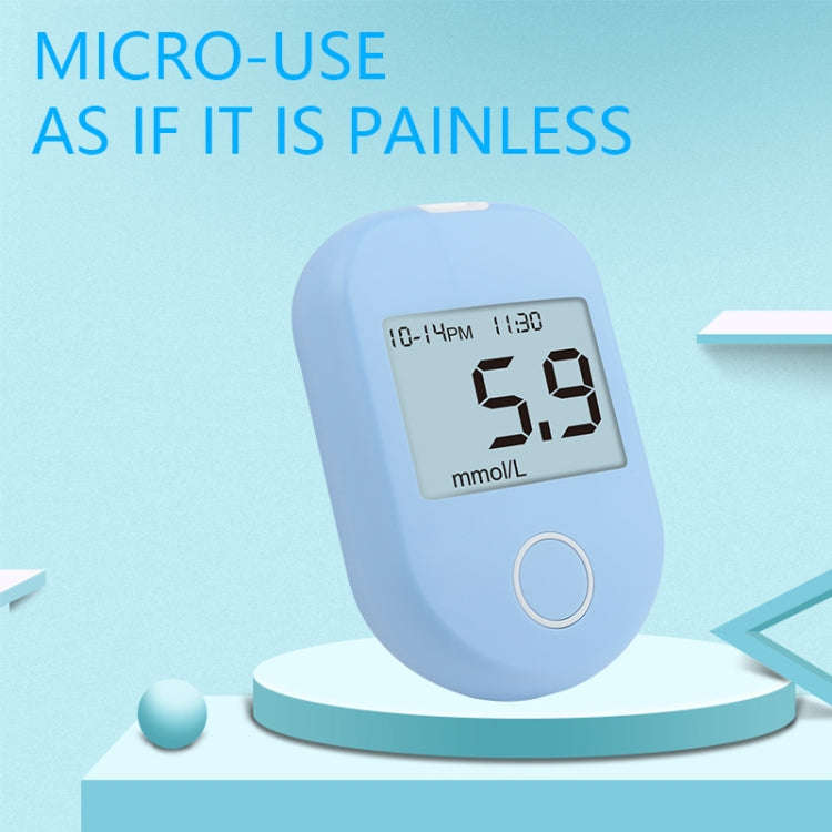 803 LCD Screen Home Automatic Blood Glucose Test, Shape: Set(English Version)