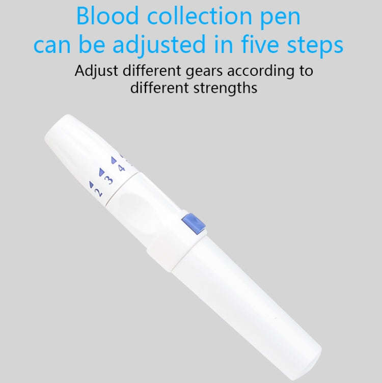 803 LCD Screen Home Automatic Blood Glucose Test, Shape: Set(English Version)