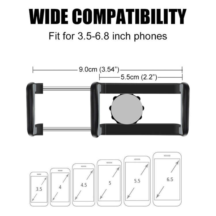 Car Buckle Instrument Panel Mobile Phone Holder(Narrow Head)