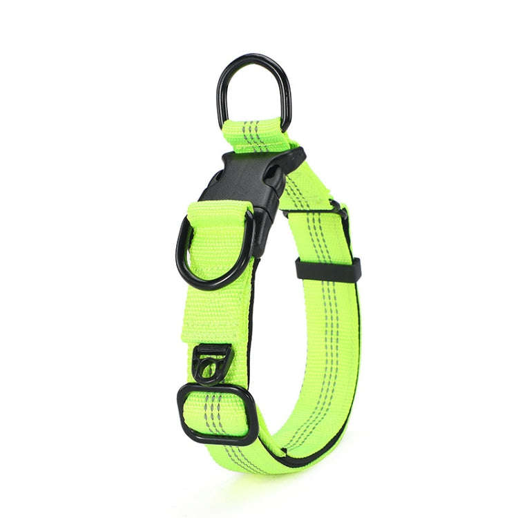 CW1100 Telescopic Dog Collar, Specification: XL 35-55cm(Fluorescent Green)