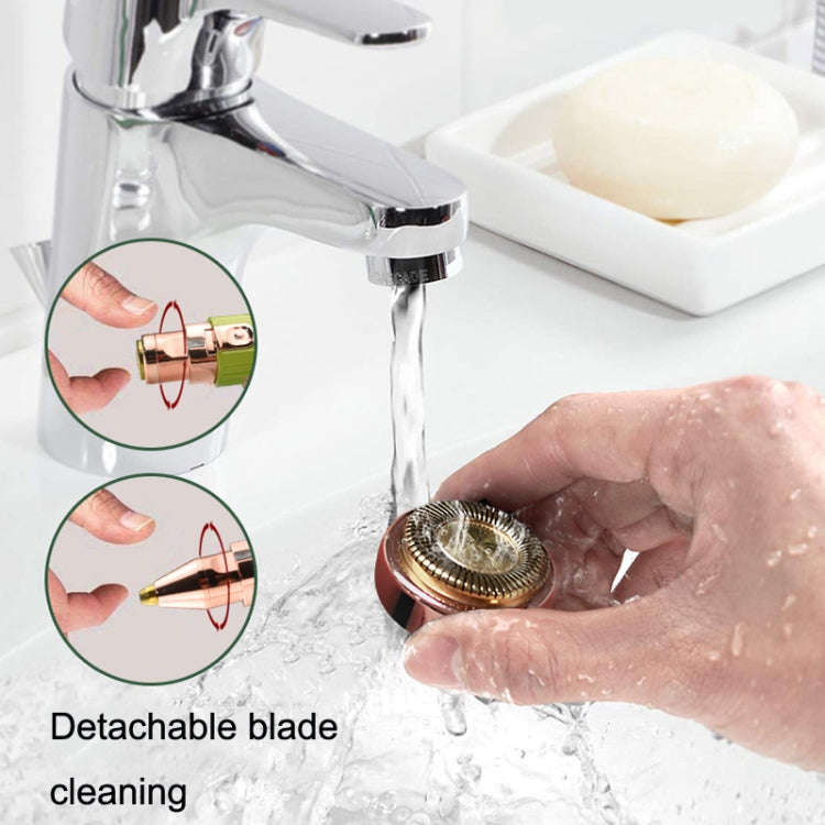 BZ-207 USB Electric Shaver Eyebrow Trimmer(White)