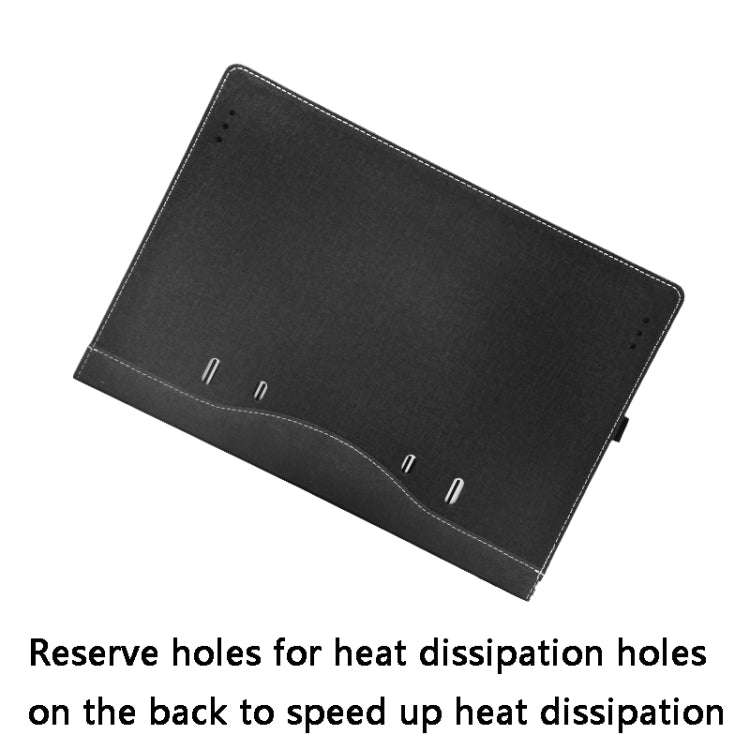 Laptop PU Leather Protective Case For IdeaPad C340 14 inch(Dark Gray)