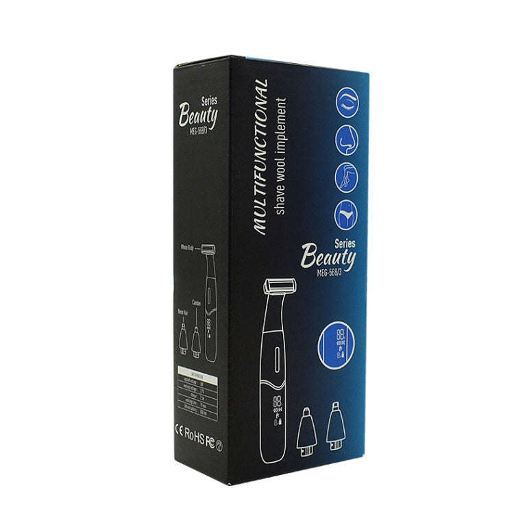 568 USB Electric Shaver Eyebrow Trimmer(Black)