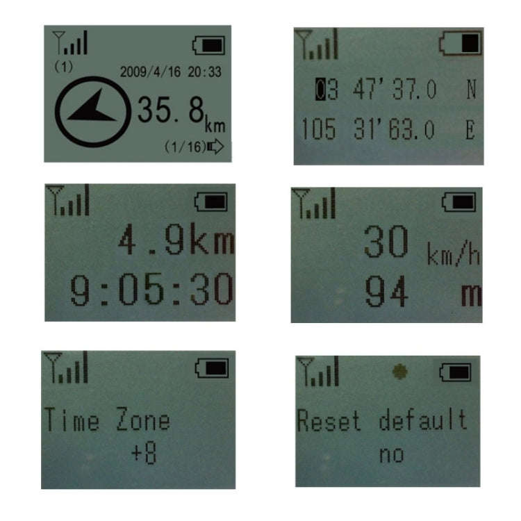 KH-12 Mini GPS Locator Outdoor Climbing Compass(65x52x21mm)