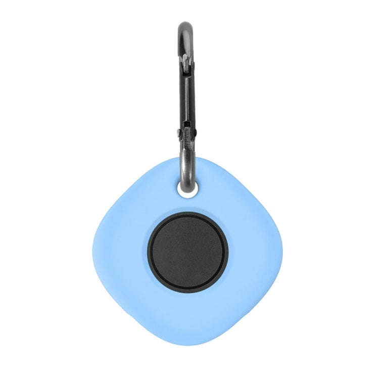 2 PCS Tracker Silicone Protective Case For Samsung Galaxy SmartTag(Sky-blue)