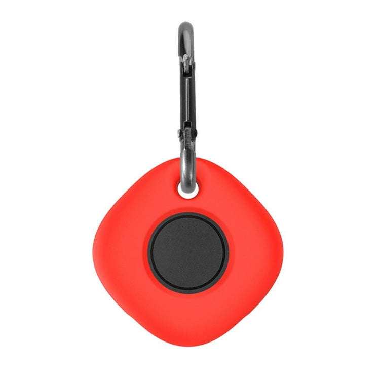 2 PCS Tracker Silicone Protective Case For Samsung Galaxy SmartTag(Red)