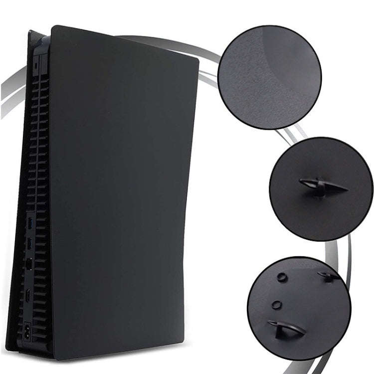 Game Accessories Host CD-ROM Version Replacement Shell Protective Shell For PS5(Midnight Black)