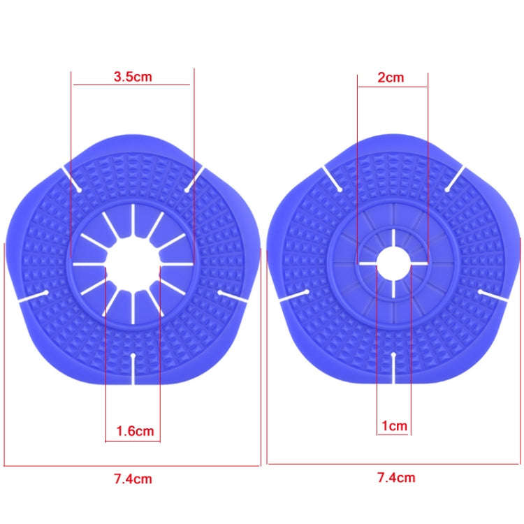 Car Wiper Hole Silicone Protective Cover, Size: Small Hole(Blue)