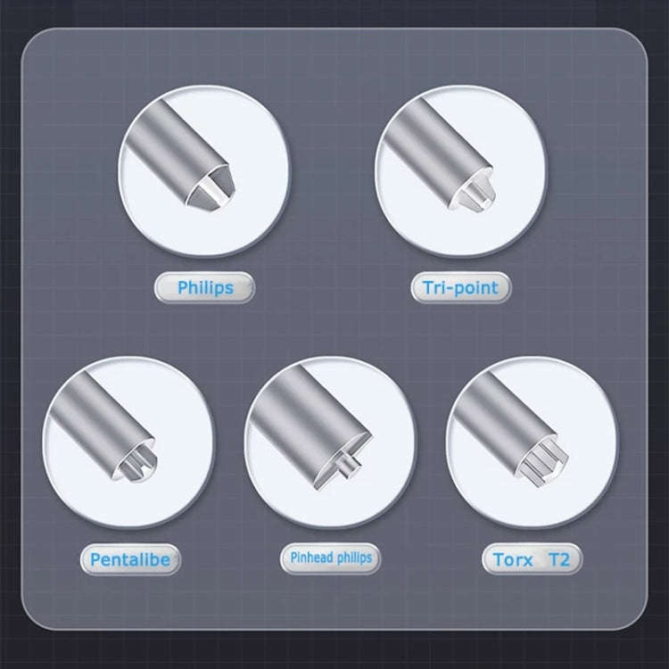 Qianli Super Tactile Grip-Type Precision Silent Dual-Bearing Screwdriver, Series: Type  D Pinhead...