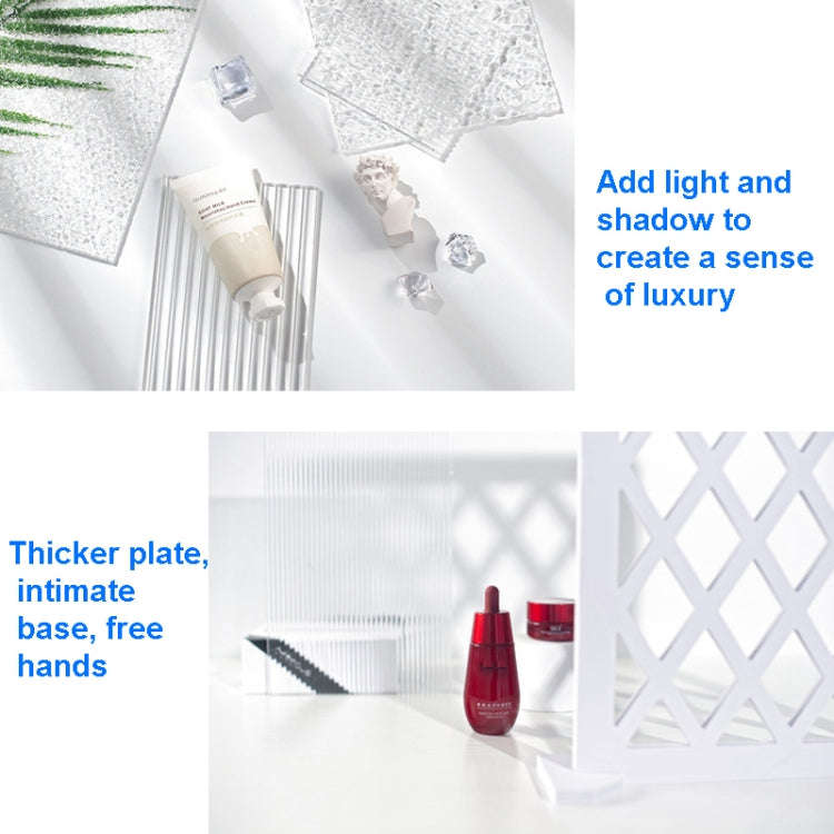 41 x 29cm Background Board Window Pane Light Shadow Plate(Diamond Lattice)