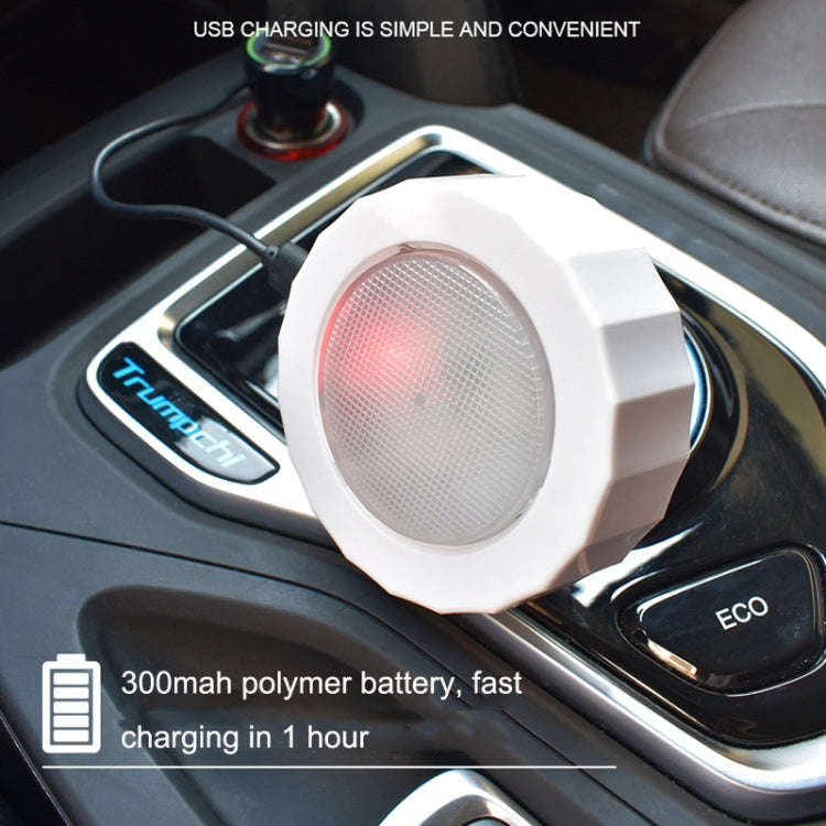 Z7 Car Ceiling USB Wireless Strobe Reading Light, Color: Black (Stair Lamp + Music Sound Control)