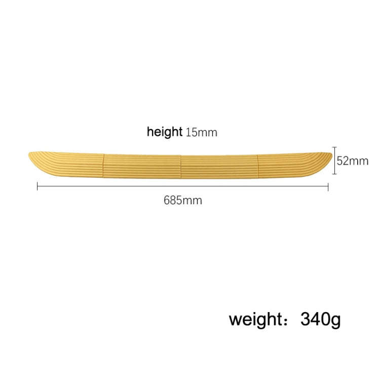 Sweeper Threshold Accessories For Xiaomi / Mijia / Cobos / Cloud Whale(Yellow)