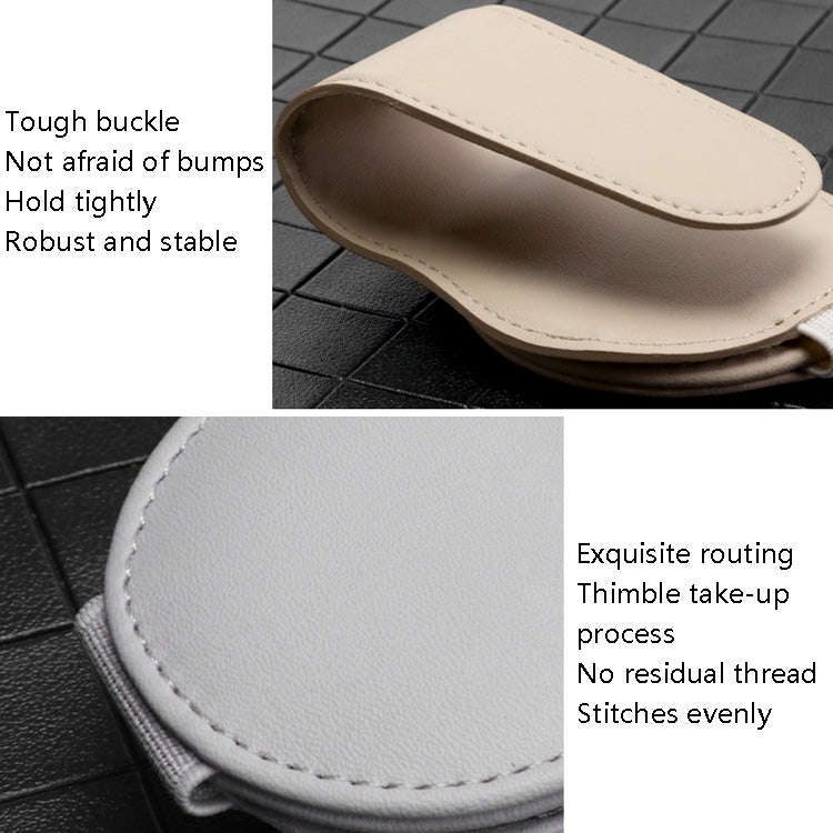 Car Sun Visor Glasses Clip Ticket Storage Clip(White)