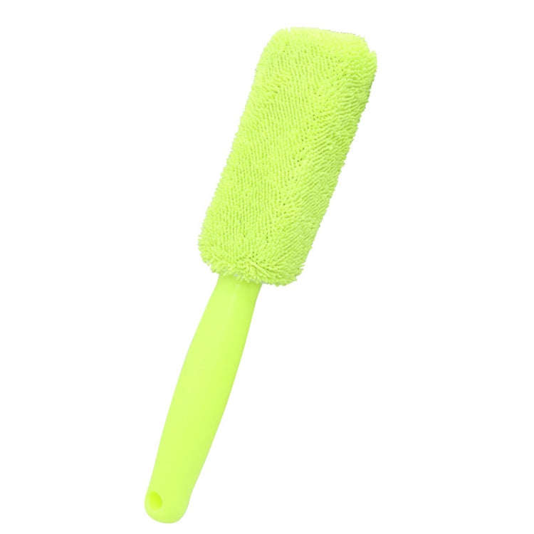 Fiber Long Shank Tire Brush(Green)