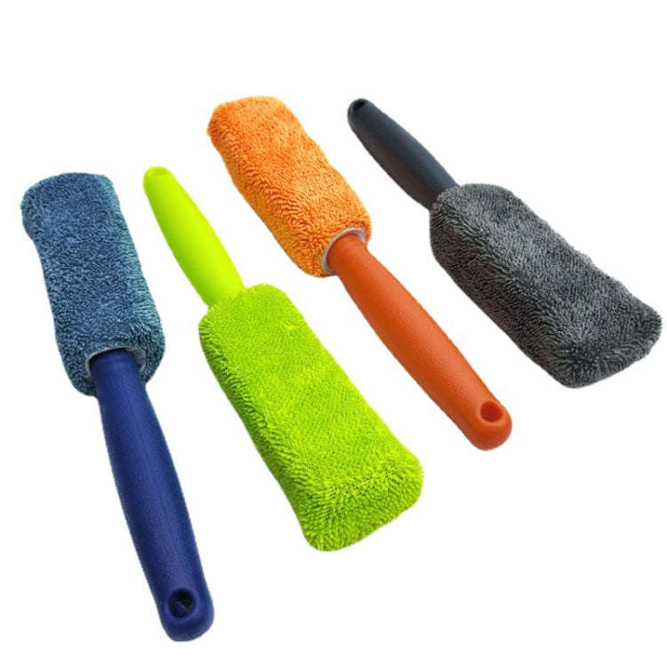 Fiber Long Shank Tire Brush(Grey)