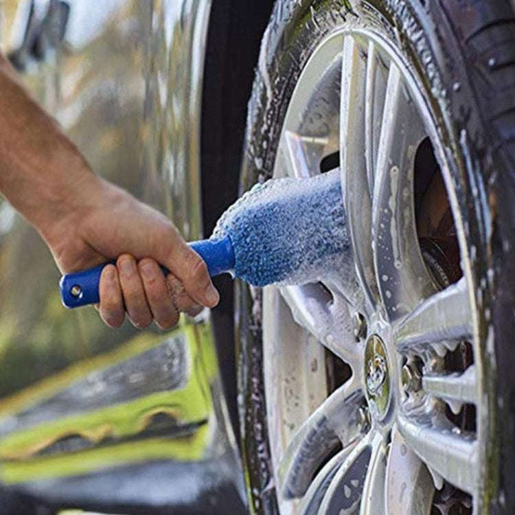 Fiber Long Shank Tire Brush(Grey)