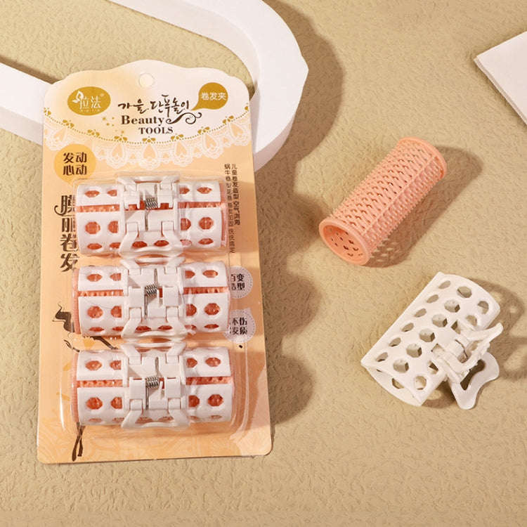 LS-18150 3 / Pack Air Bangs Lazy Curlers Random Color Delivery(Curly Hair Clip)