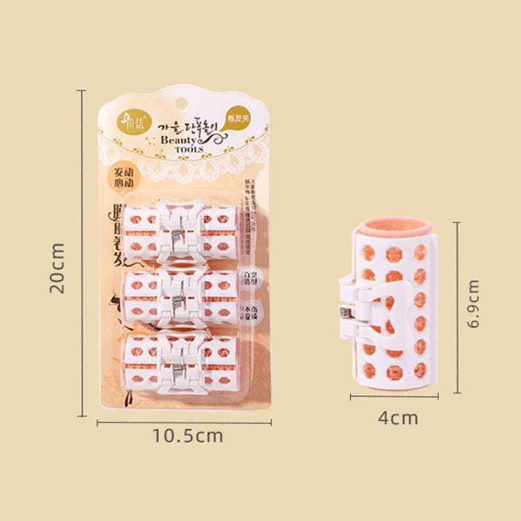 LS-18150 3 / Pack Air Bangs Lazy Curlers Random Color Delivery(Curly Hair Clip)