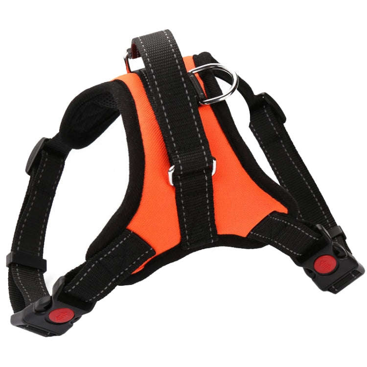 K9 Dog Adjustable Chest Strap, Size: L(Orange)