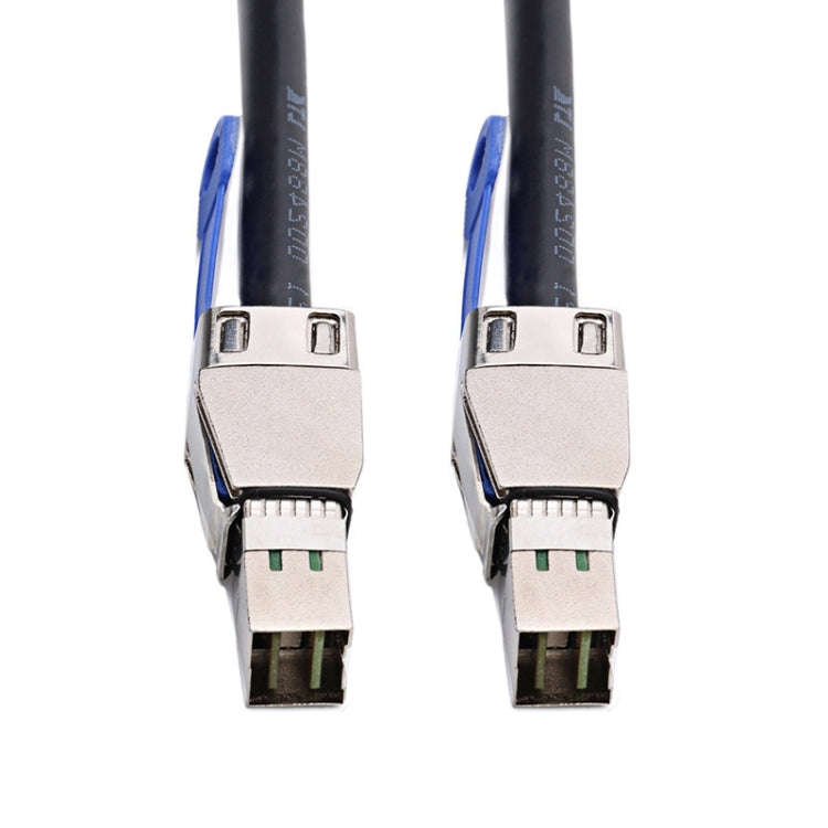H0503 12Gbps SFF-8644 To 8644 HD Server External Hard Drive Data Cable, Color: Black 3m