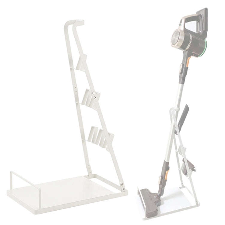 Universal Vacuum Cleaner Floor Non-Punch Storage Bracket For Dyson, Color: B Type  (White)