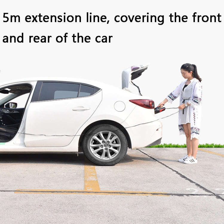 CS1016 120W Cordless Dry Wet Car Handheld Vacuum Cleaner With Light(Black)