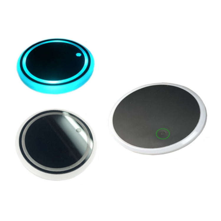 1 Pair 68mm LED Smart Light-Emitting Coaster Light Car Cup Slot Atmosphere Light(Genesis)