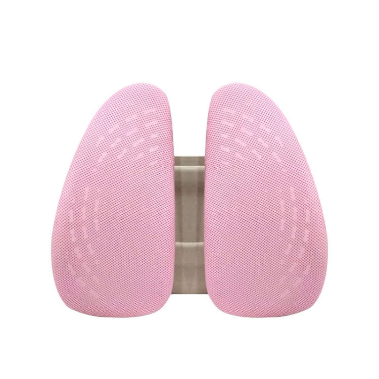 5297 Car Massage Seat Cushion(Beige with Pink)