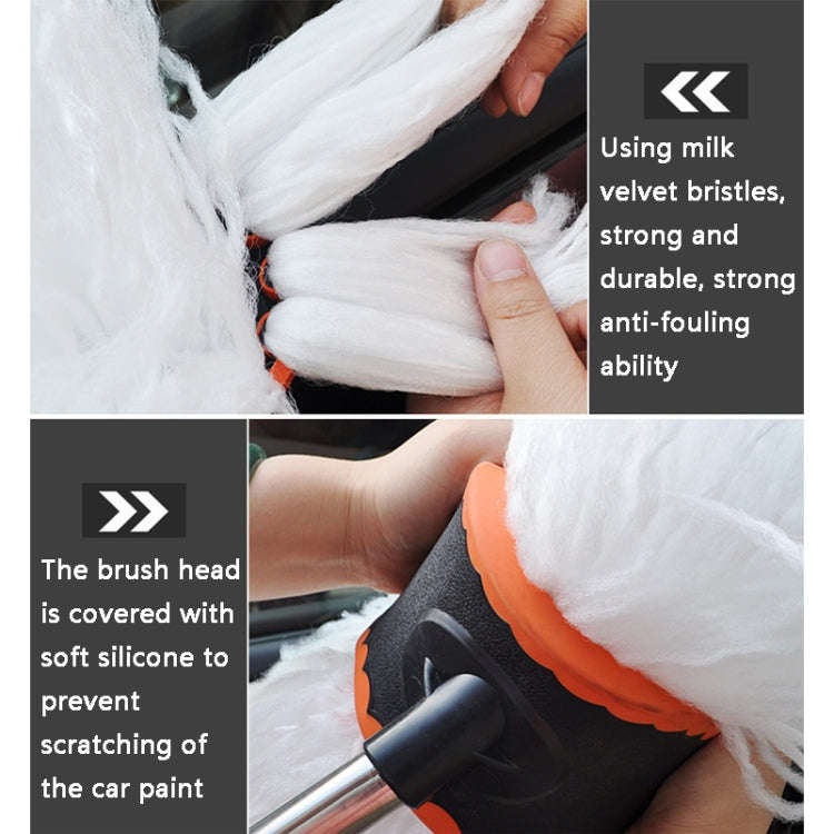 Extended Telescopic Soft Wool Car Washing Mop, Size: 125cm