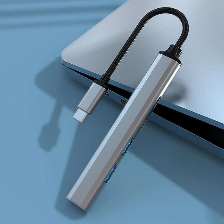 U5 Type-C Extender USB3.0 Splitter Multi-Port Expansion Dock, Number of interfaces: 4 in 1 (Type-C)