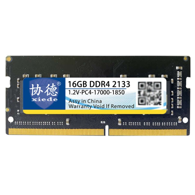 XIEDE X059 DDR4 NB 2133 Fully Compatible Laptop RAM, Memory Capacity: 16GB