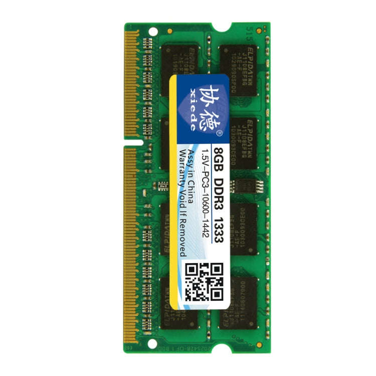 XIEDE X044 DDR3 NB 1333 Full Compatibility Notebook RAMs(8GB)