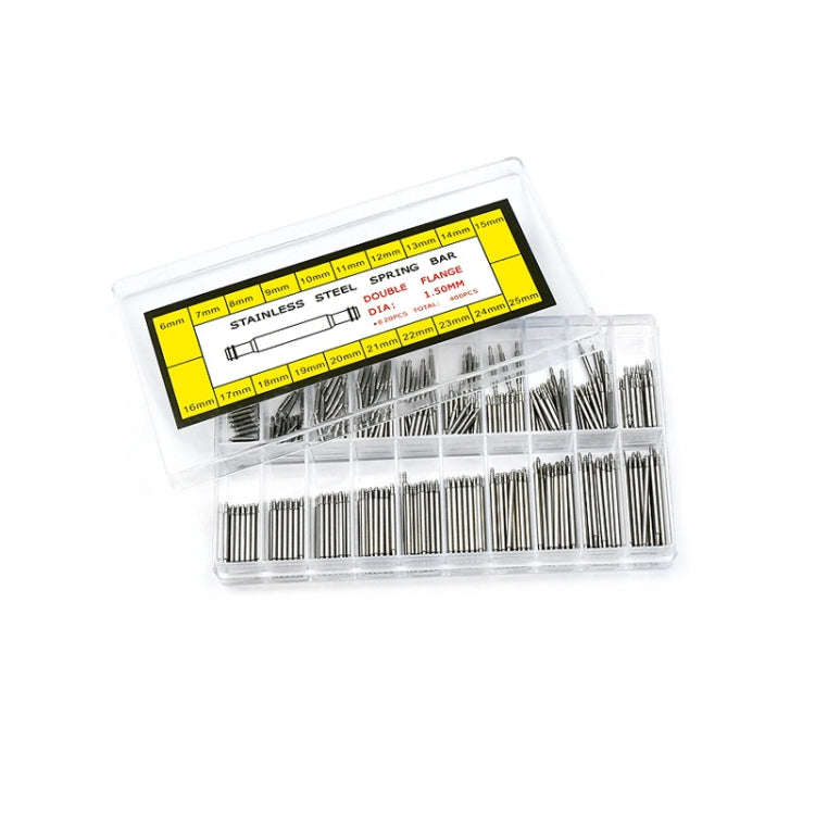 400 PCS / Box G084 6-25mm  Stainless Steel Seamless Box Packing Spring Bar