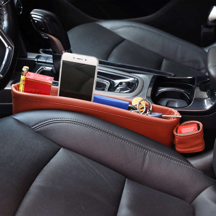 Car Seat Clamp Storage Box(Black Red Side)