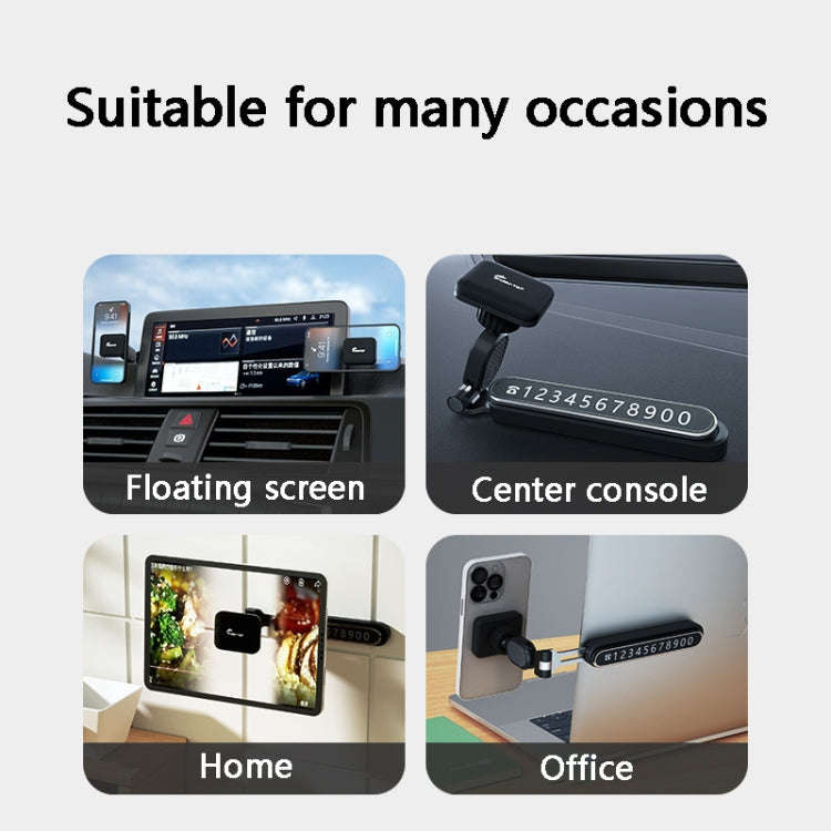 Sumi-tap Stp-0058 3 In 1 Magnetic Car Phone Holder(Blue)