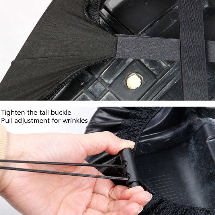 MC1004 Motorcycle Sun Protection Dustproof Rain Seat Cover, Specification: L(Black)