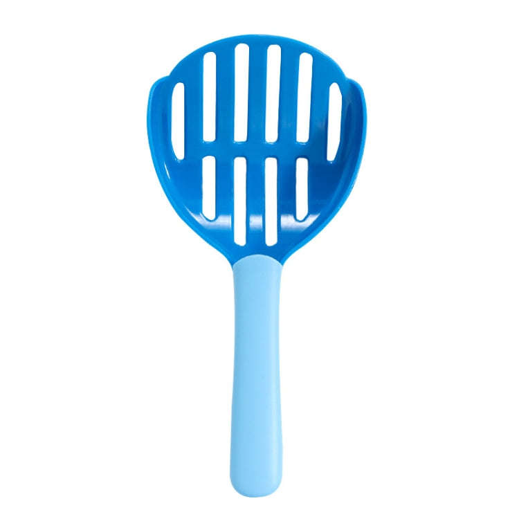 Pet Cat Litter Shovel Cat Poop Cleaning Tool(Blue + Light Blue)