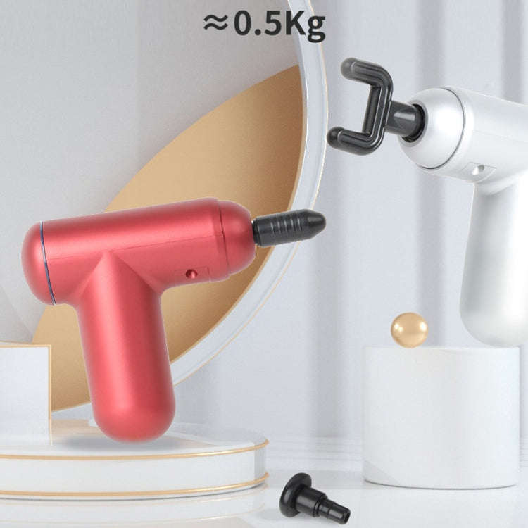 J12A Mini Vibrating Massage Button Type Fascia Gun, Specification: Gray